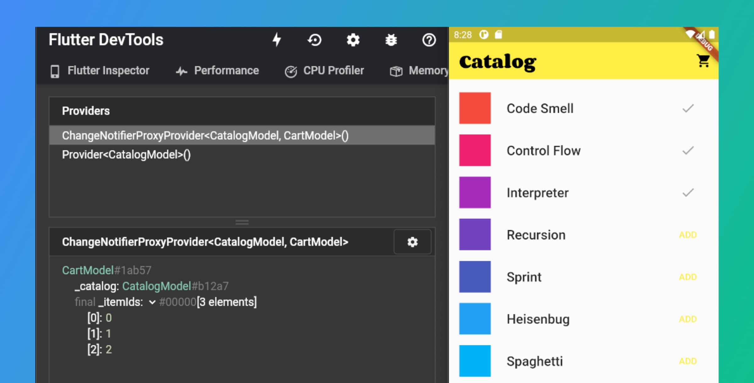 How to: Extending the Flutter devtool